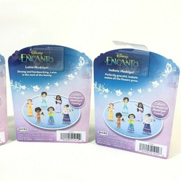 Disney Encanto Figure And Accessories 4 Pack 3" Mirabel Isabela Antonio Luisa - Picture 10 of 12
